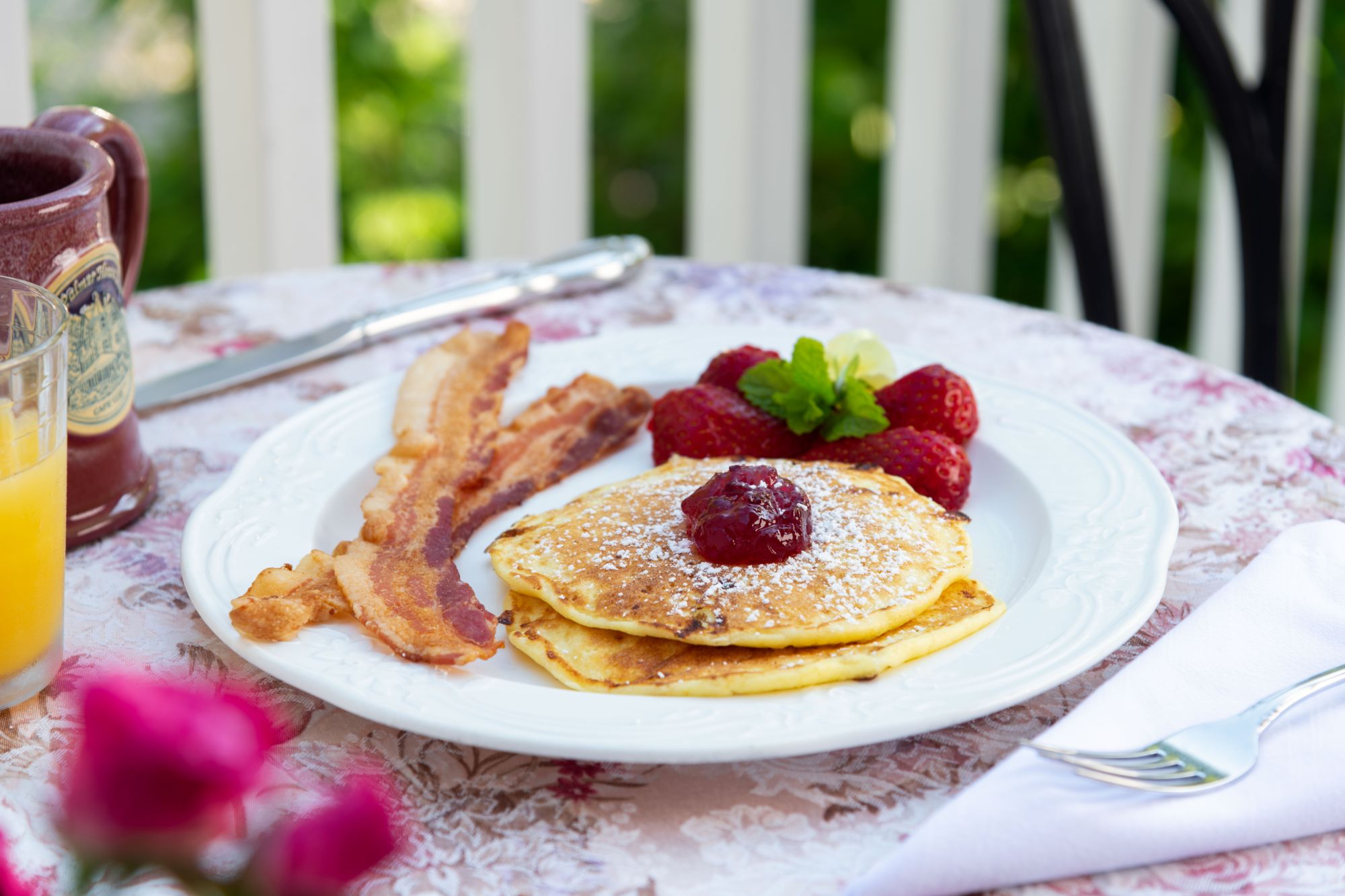 The delicious Palmer House breakfasts